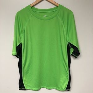 NWOT Okanu Surf Lime Short Sleeve Shirt